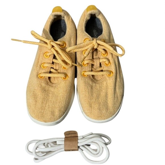 Allbirds Wool Runner Shoes Running Sneakers Butter Yellow Spring Gym Canary - Picture 1 of 10